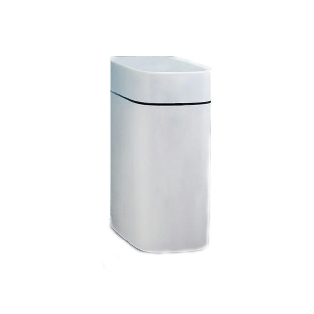 Pop Top Trash Can Plastic Trash Can with Lid Bathroom Kitchen Bedroom Office Oval Split Trash Can