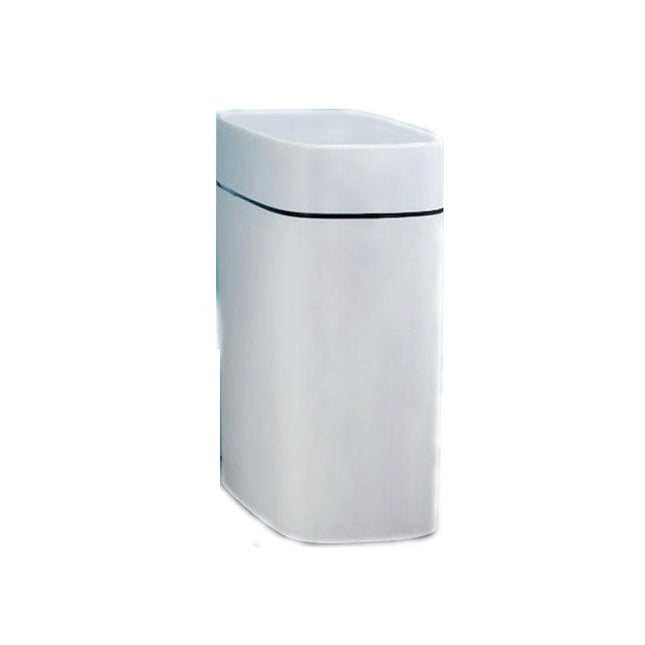 Pop Top Trash Can Plastic Trash Can with Lid Bathroom Kitchen Bedroom Office Oval Split Trash Can