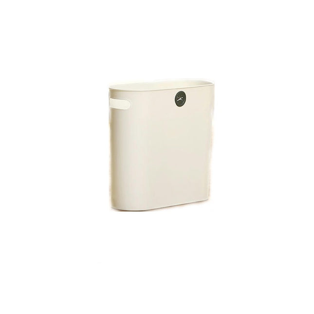 Plastic Waste Paper Bin Basket 8L/12L Waste Rubbish Trash Can Round Kitchen Bathroom Bedroom Office Garbage Dustbin