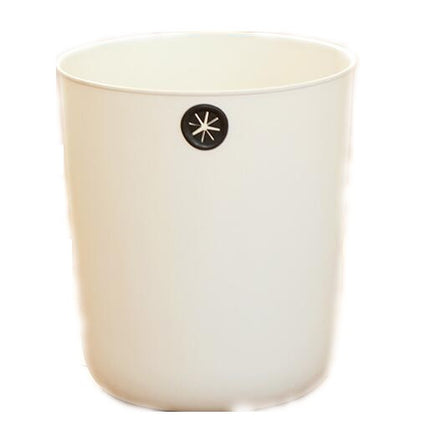 Plastic Waste Paper Bin Basket 8L/12L Waste Rubbish Trash Can Round Kitchen Bathroom Bedroom Office Garbage Dustbin