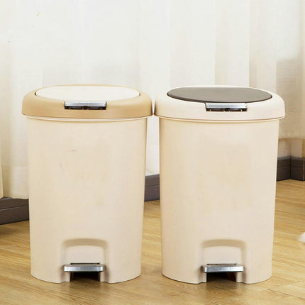 Bathroom Trash Can with Lid - -10L/2.6 Gallon Rectangular Pedal Trash Can for Narrow Offices, Kitchens, Bedrooms