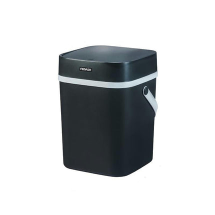 Kitchen Food Waste Bin with Lid and Portable Compost Bin, Odorless Food Scraps Container