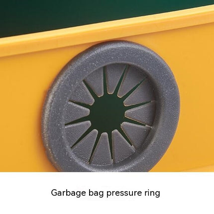 Kitchen Food Waste Bin with Lid and Portable Compost Bin, Odorless Food Scraps Container