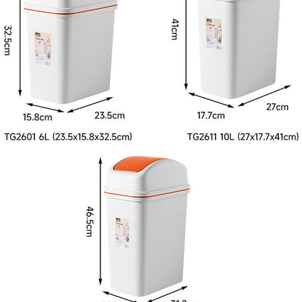 Kitchen trash cans,Bath Trash Can with Soft-Close Foot Pedal - Indoor Trash Can, Bathroom trash cans