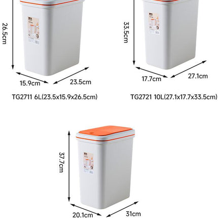 Kitchen trash cans,Bath Trash Can with Soft-Close Foot Pedal - Indoor Trash Can, Bathroom trash cans