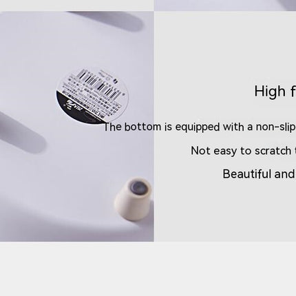 Round Trash Can with Lid,Garbage Bin with Push Button, Modern Waste Basket for Bedroom Bathroom Living Room Office