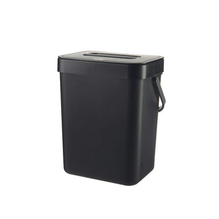 Kitchen Compost Bin, Hanging Trash Can with Lid for  Cabinet Door, Under Sink, Waste basket in bathroom