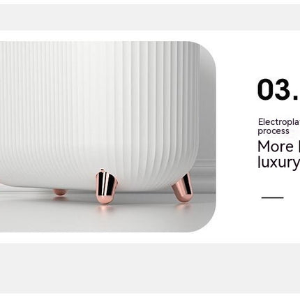 Bathroom Trash Can Clip Seam with Lid Toilet Household Light Luxury Sealed Living Room Bedroom Bathroom Trash Can