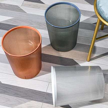 Bathroom Toilet Kitchen Living Room Commercial Paper Basket Cylinder Transparent Storage Bucket