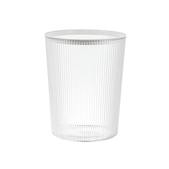 Bathroom Toilet Kitchen Living Room Commercial Paper Basket Cylinder Transparent Storage Bucket