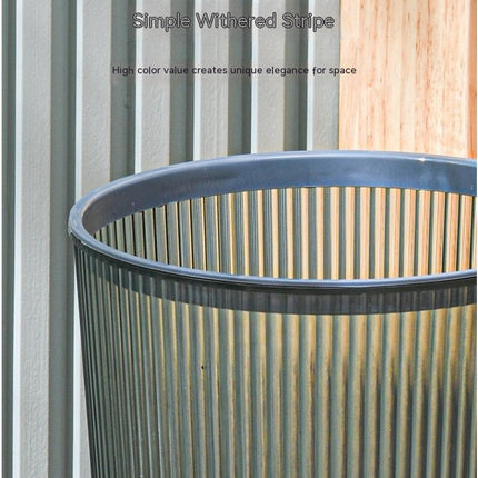 Bathroom Toilet Kitchen Living Room Commercial Paper Basket Cylinder Transparent Storage Bucket