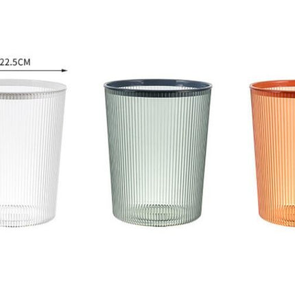 Bathroom Toilet Kitchen Living Room Commercial Paper Basket Cylinder Transparent Storage Bucket
