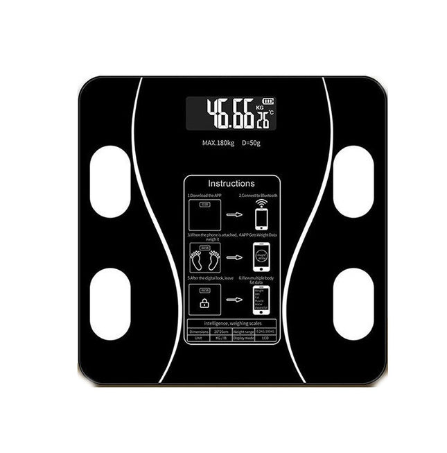 Scale Digital Bathroom Body Weight Scale, Body Fat Smart BMI Scale, Body Composition Scale