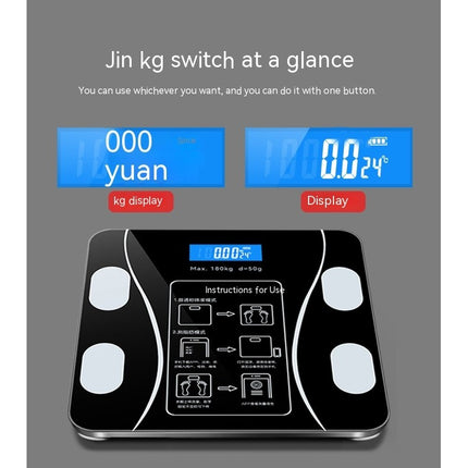 Body Fat Scale Display Weight Scale, High Accurate, Digital Bluetooth Bathroom Smart Scale