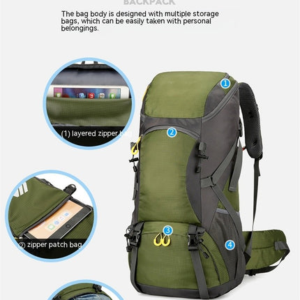 Outdoor Sports Backpack Large Capacity Mountaineering Bag Hiking Camping Bag Travel Backpack