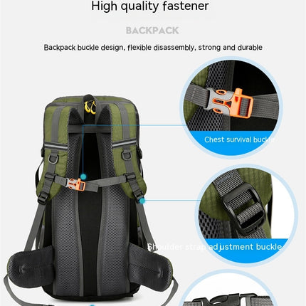 Outdoor Sports Backpack Large Capacity Mountaineering Bag Hiking Camping Bag Travel Backpack