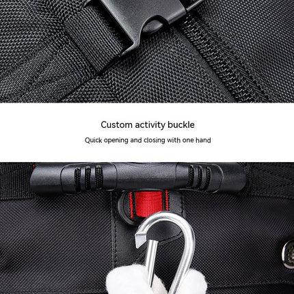Backpack Oxford Cloth Travel Bag for Men Outdoor Backpack Large Capacity Mountaineering Bag