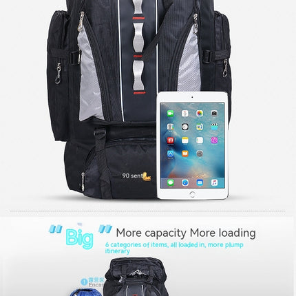 Outdoor Backpack,Large Capacity Mountaineering Bag, Travel Waterproof Backpack For Men And Women