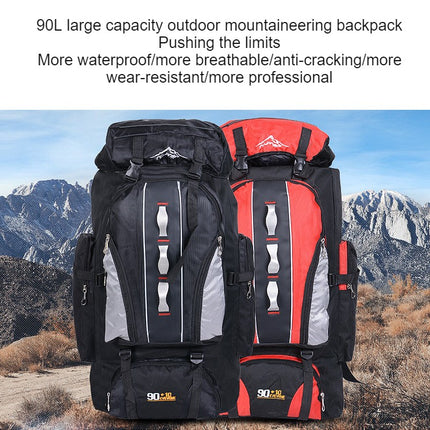 Outdoor Backpack,Large Capacity Mountaineering Bag, Travel Waterproof Backpack For Men And Women