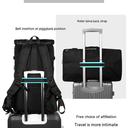 Large Capacity Travel Backpack Mountaineering Bag Waterproof Backpack with USB Charging Port