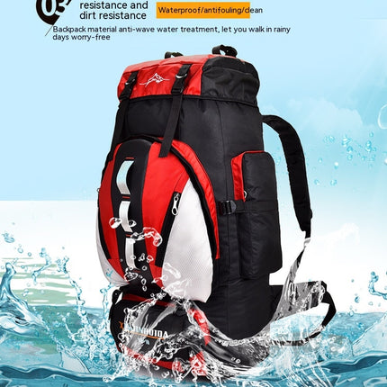 Outdoor Backpack Hiking Mountaineering Bag Travel Backpack Men and Women Large Capacity Backpack