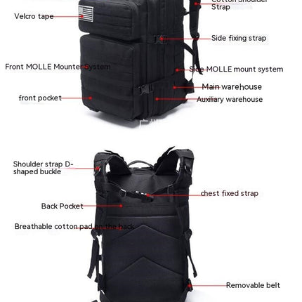 Military Tactical Backpack Assault Pack Shoulder Rucksacks for Hiking Camping Trekking Hunting