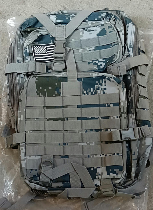 Tactical Backpack, Military Daypack Outdoor Mountaineering Bag Camouflage Hiking Backpack