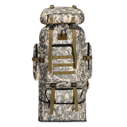 Large Capacity Outdoor Sports Mountaineering Bag For Men And Women Camping Backpack