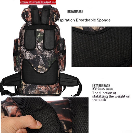 Large Capacity Outdoor Sports Mountaineering Bag For Men And Women Camping Backpack