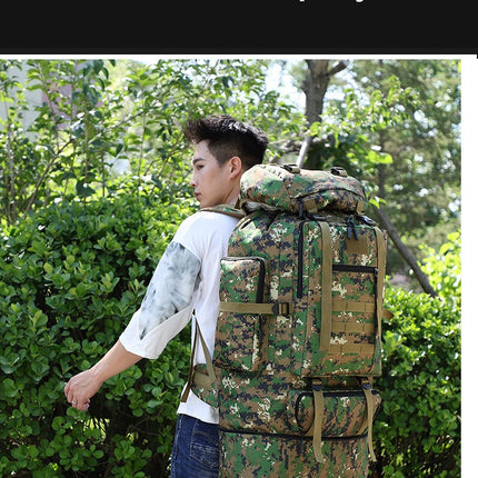 Large Capacity Outdoor Sports Mountaineering Bag For Men And Women Camping Backpack
