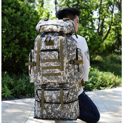 Large Capacity Outdoor Sports Mountaineering Bag For Men And Women Camping Backpack