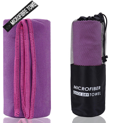 Microfiber Travel Sports Towel-Quick Dry Towel, Soft Lightweight Microfiber Camping Towel Absorbent  1