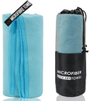 Light blue - round mesh bag
