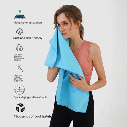 Microfiber Travel Sports Towel-Quick Dry Towel, Soft Lightweight Microfiber Camping Towel Absorbent  2