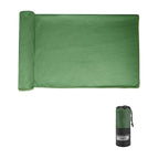Circular mesh bag - green striped