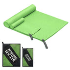 Square mesh bag - light green