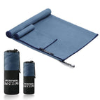 Round mesh bag - navy blue