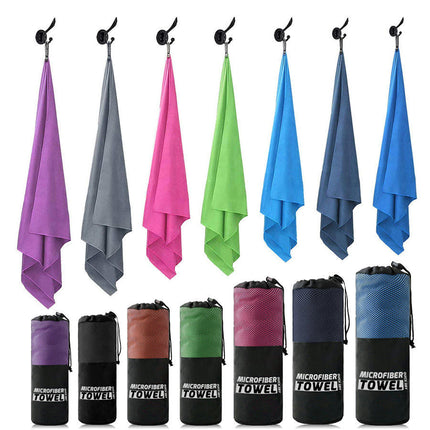 Microfiber Fitness Towel, Quick Drying Super Absorbent Towel for Gym Body Sweat Beach Pool Camping