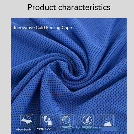 Cooling Hoodie Towel for Men, Cooling Towels for Neck and Face, Cooling Neck Wraps for Sport Workout Cycling Cold Towel
