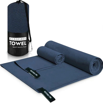 Microfiber Travel Towel Fast-drying, lightweight, super-absorbent Sports Towel for Gym Hiking Pool Bath Yoga 1