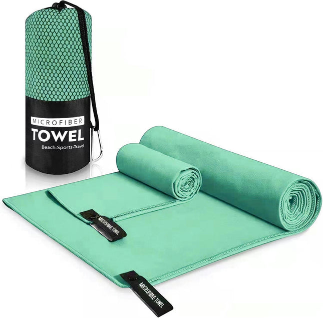 Microfiber Travel Towel Fast-drying, lightweight, super-absorbent Sports Towel for Gym Hiking Pool Bath Yoga 1