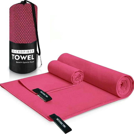 Microfiber Travel Towel Fast-drying, lightweight, super-absorbent Sports Towel for Gym Hiking Pool Bath Yoga 1