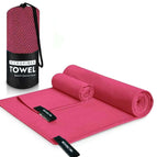 Rose red cylindrical bag