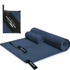 Navy Blue Zipper Bag