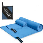 Sky Blue Zipper Bag