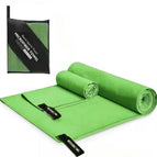 Fluorescent green zippered bag