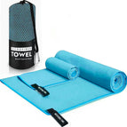 Light blue cylindrical bag