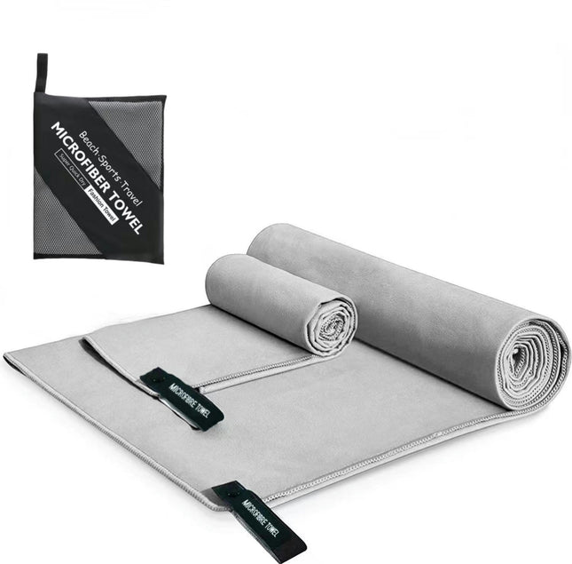 Microfiber Towel Perfect Travel & Sports &Camping Towel.Fast Drying - Super Absorbent  1
