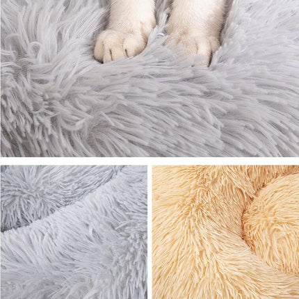 Cat Bed, Fluffy Cat Beds for Indoor Cats, Donut Kitten Beds for Indoor Cats, Donut Small Cat Beds 4