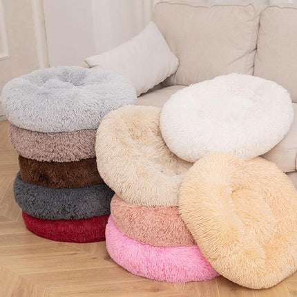 Cat Bed, Fluffy Cat Beds for Indoor Cats, Donut Kitten Beds for Indoor Cats, Donut Small Cat Beds 2